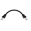 Monoprice Cat6A Ethernet Patch Cable - 0.5 Feet - Black | Network Internet Cord - RJ45, 550Mhz, STP, Pure Bare Copper Wire, 10G, 26AWG - 4 of 4