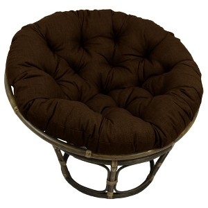 Blazing Needles, 48-inch Solid Outdoor Spun Polyester Papasan Cushion (Fits 46-inch Papasan Frame) - 1 of 1