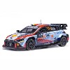 Hyundai i20 N Rally1 #11 Thierry Neuville - Martijn Wydaeghe Winner "Rallye Monte-Carlo" (2024) 1/18 Diecast Model Car by IXO Models - 2 of 4