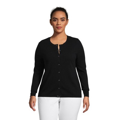 Lands' End Women's Cashmere Cardigan Sweater