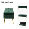Hippolytus Storage Bench with Nailhead Trim and Button-tufted for Bedroom| ART OF LIVING DESIGNS - 4 of 4