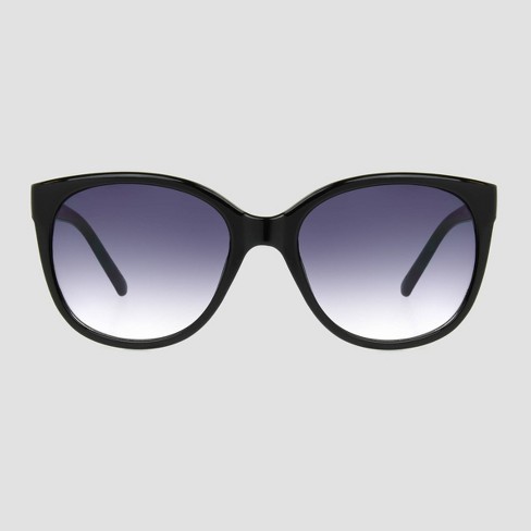 Colored Plastic Cat-Eye Sunglasses