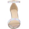 Allegra K Women's Gradient Glitter Chunky Heels Sandals - 2 of 3