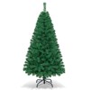 Costway Artificial PVC Christmas Tree W/Stand Holiday Season Indoor Outdoor Green - 2 of 4