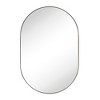 TEHOME Oba  Oval Metal Framed Wall Mounted Bathroom Vanity Mirror - 3 of 4