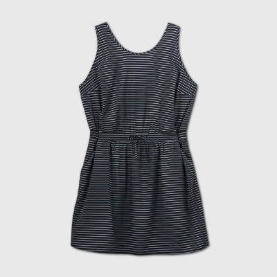 target black and white striped dress