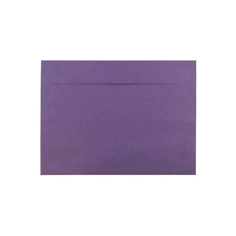 JAM Paper 9 x 12 Booklet Envelopes Dark Purple 572312532I, 1 of 3