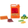 Hot Wheels Monster Trucks Fuel N’ Go Playset With 1:64 Scale Motosaurus Toy Truck & 2 Crushed Cars - 2 of 4