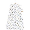 Hudson Baby Cotton Sleeveless Wearable Sleeping Bag, Sack, Blanket, Modern Safari - 2 of 2