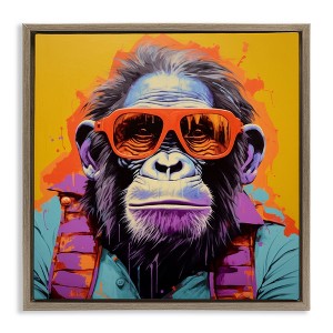 Stupell Industries Pop Style Gorilla, 18" x 18" - 1 of 4