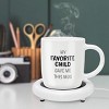 Galvanox SOHO Electric Ceramic 12oz Coffee Mug With Warmer - My Favorite Child Gave Me This Mug - Makes  Great Gift - 3 of 4