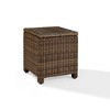 HomeStock Bradenton Outdoor Wicker Rectangular Side Table - 3 of 4