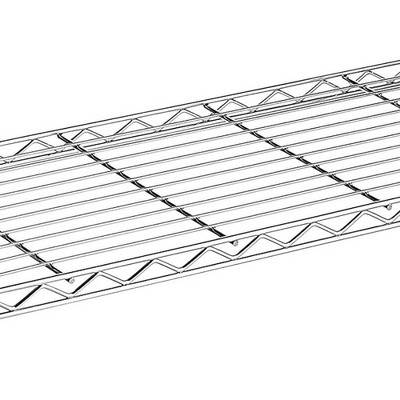 Supreme Chrome 5-Tier Adjustable Heavy-Duty Steel Shelving Unit