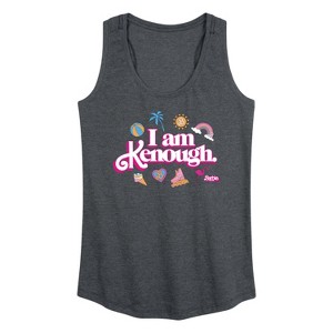Women's - Barbie - I Am Kenough Icons Graphic Racerback Tank - 1 of 4