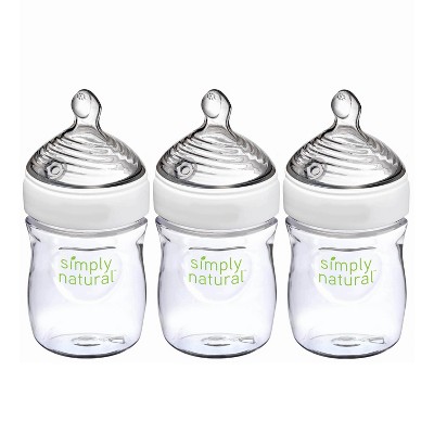 NUK Simply Natural Baby Bottle - 5oz/3pk