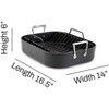 All-Clad HA1 Hard Anodized Nonstick Roaster and Nonstick Rack 13x16 Inch - 3 of 3