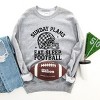 Sunday Plans: Eat. Sleep. Football - Women's Graphic Sweatshirt - 2 of 4