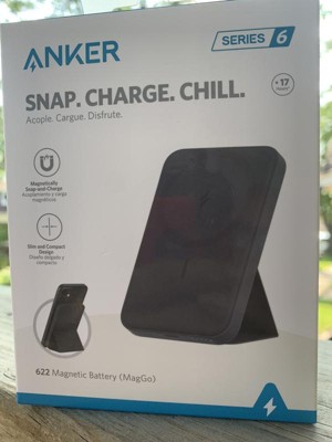Anker 622 Magnetic Wireless Battery (MagGo) 5000mAh Snap Charge Chill -  Black