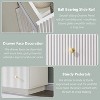 SinCiDo 5 Drawer Fluted Dresser, Wood Tall Chest of Drawers with Deep Storage, Modern Storage Organizer for Bedroom, Living Room - 3 of 4
