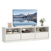 Modern TV stand, perfect for industrial-style interiors, featuring 3 drawers and shelves. Constructed from sturdy MDF, ideal for living rooms - 4 of 4