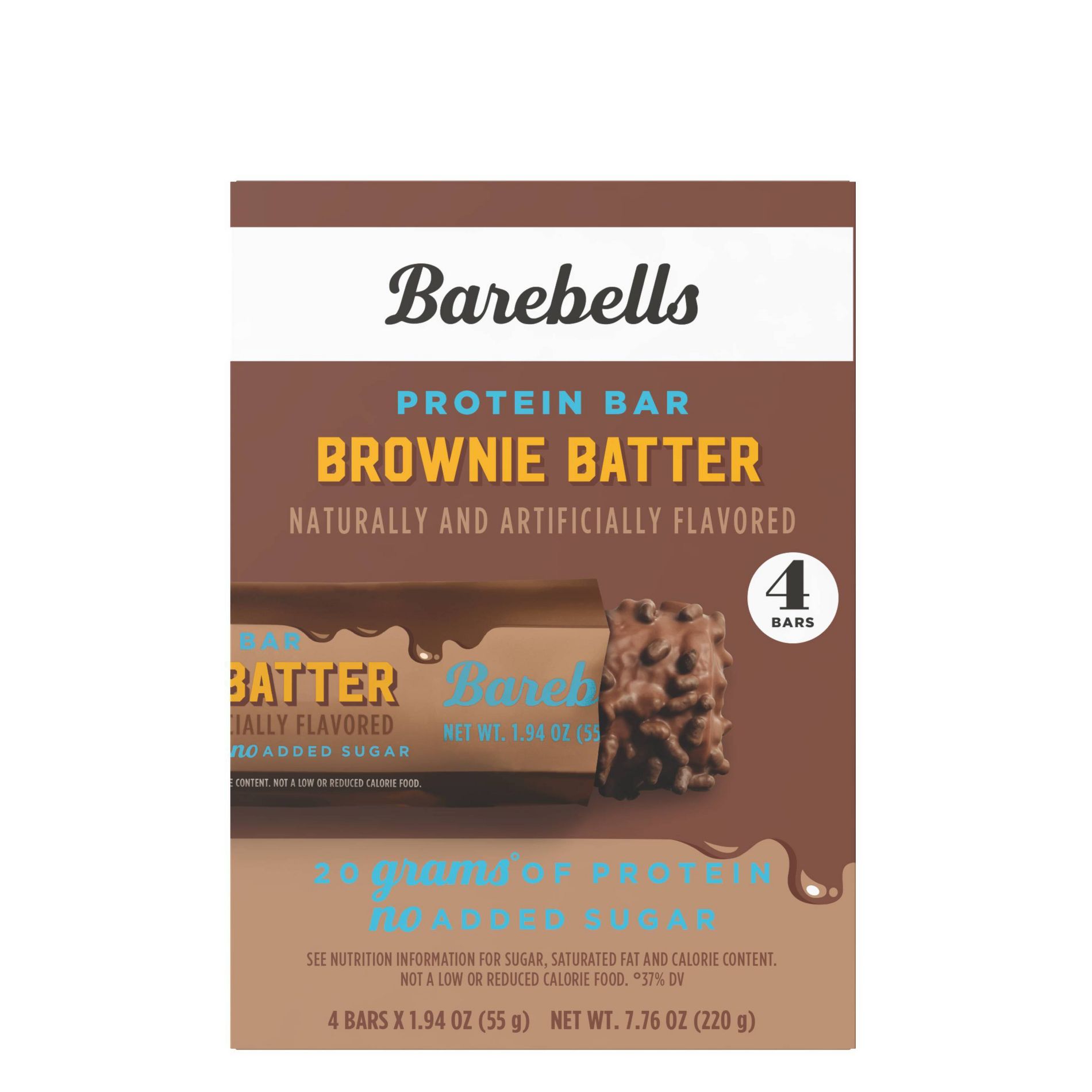 Barebells Brownie Batter Nutrition Protein Bars - 20g Protein - 7.76oz/4pk