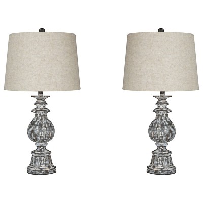 Set of 2 Macawi Table Lamps Antique Brown - Signature Design by Ashley