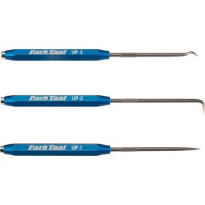 Park Tool UP-SET Pick Up Set Blue 1-Straight 1-Hook 1-90 Degree Pick - 1 of 3
