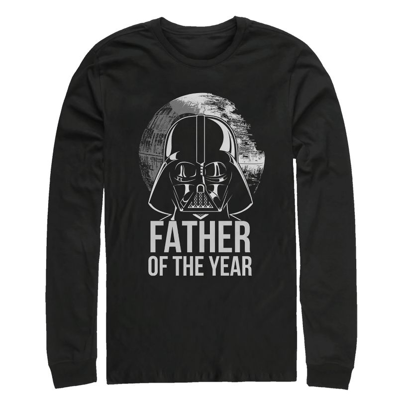 Men's Star Wars Darth Vader Father of the Year Long Sleeve Shirt, 1 of 4