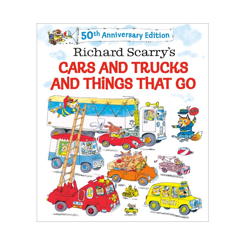 Richard Scarry's Cars and Trucks and Things That Go - (Hardcover), 1 of 2