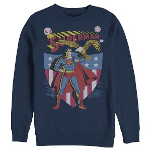 Men's Superman American Hero Sweatshirt - 1 of 3