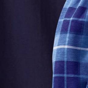 navy plaid