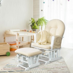 Home Imports Emporium Nursery Glider and Ottoman Set for Breastfeeding - 1 of 4