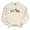 Simply Sage Market Embroidered Mom Varsity Outline Sweatshirt - 2XL - Dust - 2 of 4