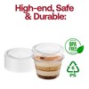 Smarty Had A Party Lid For 4 oz Clear Plastic Souffle cup - 2500 pcs - 4 of 4