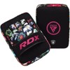 RDX Sports FL3 Floral Focus Pads For Precision Striking & Training - Premium Quality Punching Pad for Boxing, MMA, Muay Thai Floral Black - 2 of 4