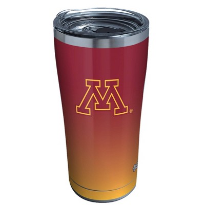 NCAA Minnesota Golden Gophers 20oz Ombre Stainless Steel Tumbler with Lid