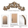Kumasinova 66"/43" Arched Mirror Full Length,Vintage Baroque Floor Mirror&Wall Mirror with Metal Frame,Full Length Mirror for Bedroom,Living Room - 3 of 4