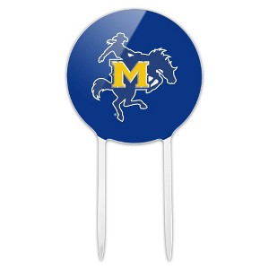 McNeese State University Primary Logo Acrylic Cake Topper Party Decoration for Wedding Anniversary Birthday Graduation - 1 of 4