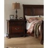 Sapphtopaz Night Stand with Drawers and Handles Wood Nightstand Entryway Table for Bedroom, Living Room - 3 of 4