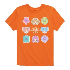 Boys' - Polly Pocket - Polly Pocket Grid Short Sleeve Graphic T-Shirt - 1 of 4