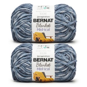 Bernat Blanket Mist-Ical Yarn 2 Pack-Storm Blue - 1 of 4