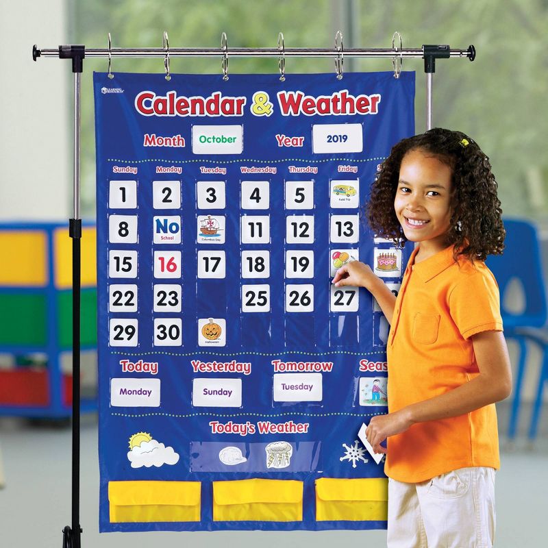 Learning Resources Calendar & Weather Pocket Chart, 2 of 6