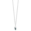 Black Bow Jewelry 1/8 Ctw Blue Diamond & Rhodium Plated Sterling Silver Necklace - 2 of 4