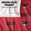 Western Oregon University Logo Pattern Silky Touch Blanket White 50x60 - 4 of 4