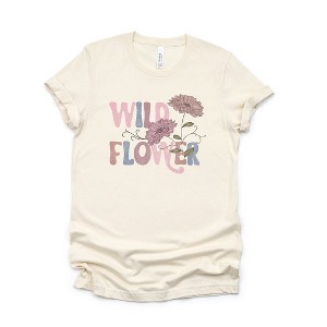 Simply Sage Market Women's Wild Flower Colorful Short Sleeve Graphic Tee - 1 of 3
