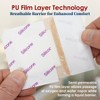 MEDca Silicone Foam Dressing w/ Adhesive Border 3"x3" Pack of 10, Waterproof Highly Absorbent Bandages for Wounds, Bed Sores & Ulcers - 4 of 4