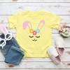 The Juniper Shop Bunny Face With Flowers Toddler Short Sleeve Tee - 2 of 2