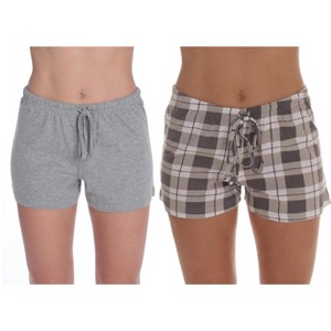 Just Love Women’s Pajama Shorts – Soft Cotton Lounge Sleep Shorts with Drawstring Waist - 1 of 4