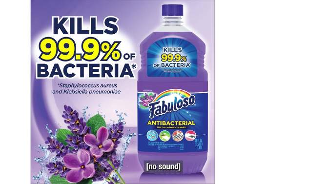 Fabuloso Lavender Anti-Bacterial Multi-Purpose Cleaner - 48 fl oz, 2 of 12, play video