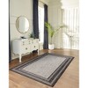Liora Manne Carmel  Indoor/Outdoor Rug  Black.. - 3 of 4